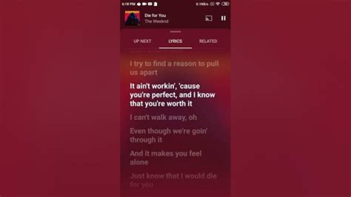 Baby i will die for you lyrics